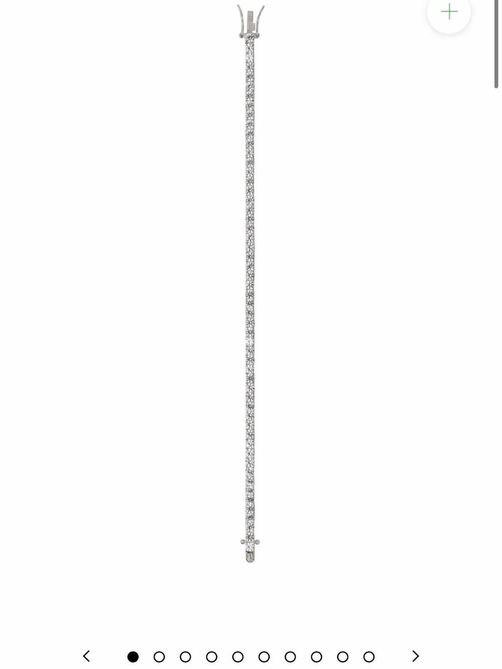 Dorsey Kate Lab Grown 3mm white sapphire